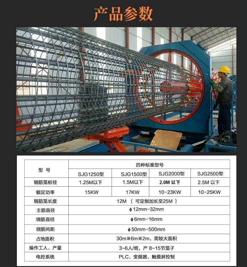 全自動(dòng)焊數(shù)控鋼筋籠滾焊機(jī)的加工特性及產(chǎn)品優(yōu)勢(shì)有哪些